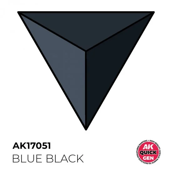 AK Interactive AK-17051 Acrylic Colour for Contrast Painting - Quick Gen #Blue Black (18ml)