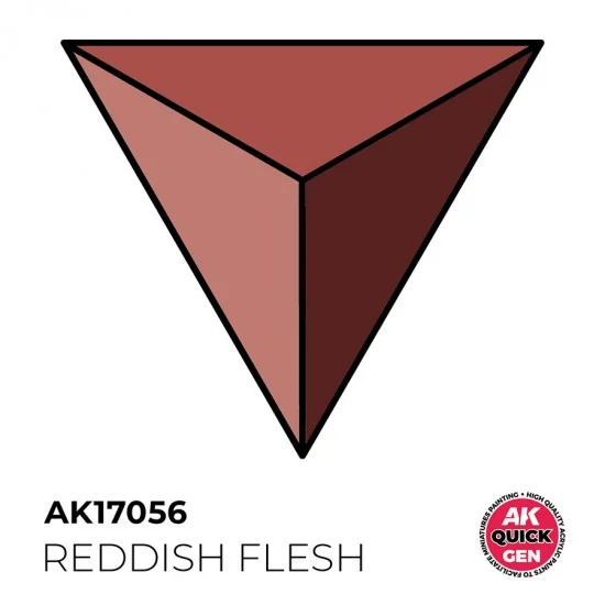 AK Interactive AK-17056 Acrylic Colour for Contrast Painting - Quick Gen #Reddish Flesh (18ml)