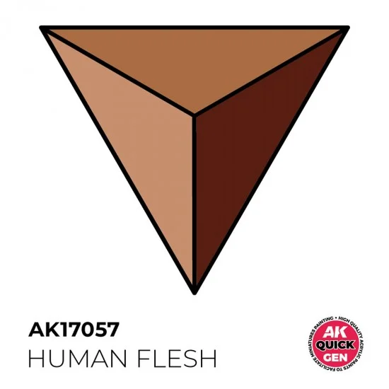 AK Interactive AK-17057 Acrylic Colour for Contrast Painting - Quick Gen #Human Flesh (18ml)