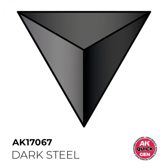 AK Interactive AK-17067 Acrylic Colour for Contrast Painting - Quick Gen #Dark Steal (18ml)
