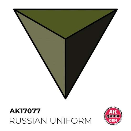 AK Interactive AK-17077 Acrylic Colour for Contrast Painting - Quick Gen #Russian Uniform (18ml)