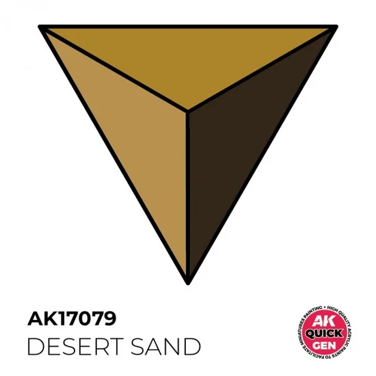 AK Interactive AK-17079 Acrylic Colour for Contrast Painting - Quick Gen #Desert Sand (18ml)