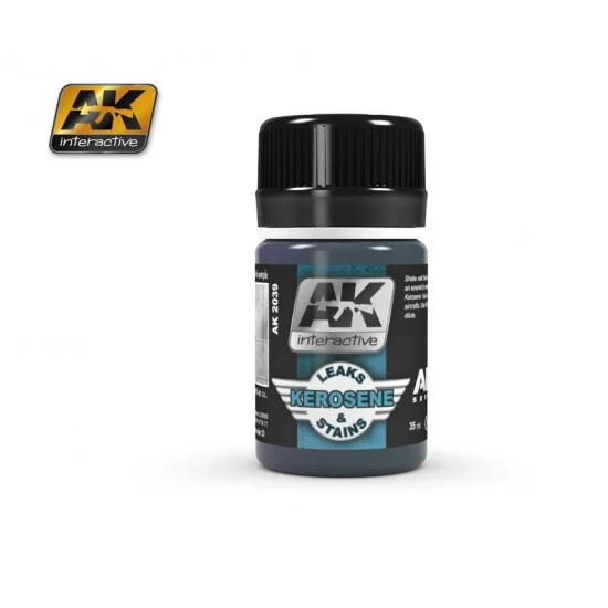 AK Interactive AK-2039 [Air Series] Kerosene Leaks and Stains Colour (35ml, Enamel)