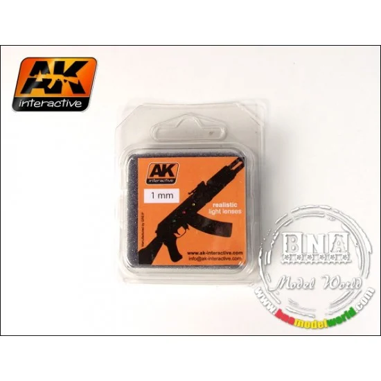 AK Interactive AK-232 Lights for Aircraft 1mm (Green, Yellow, Red)