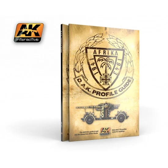 AK Interactive AK-271 Colour Book - DAK (Deutsche Afrika Korps) Profile 1941-1943 Camouflage Guide 2nd Edition