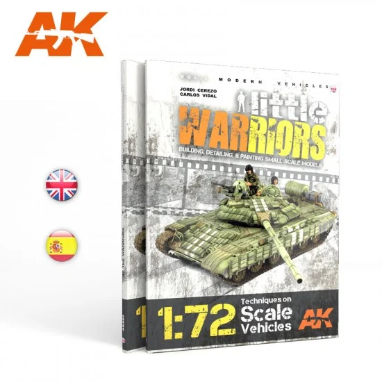 AK Interactive AK-280 Little Warriors (Vol.1) - Building, Detailing & Painting 1/72 Vehicles (94 pages, English)