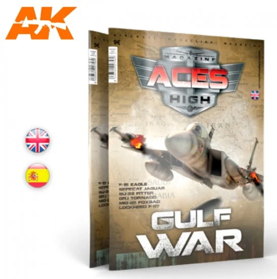AK Interactive AK-2927 ACES High Magazine Issue No.13 - Gulf War (English)