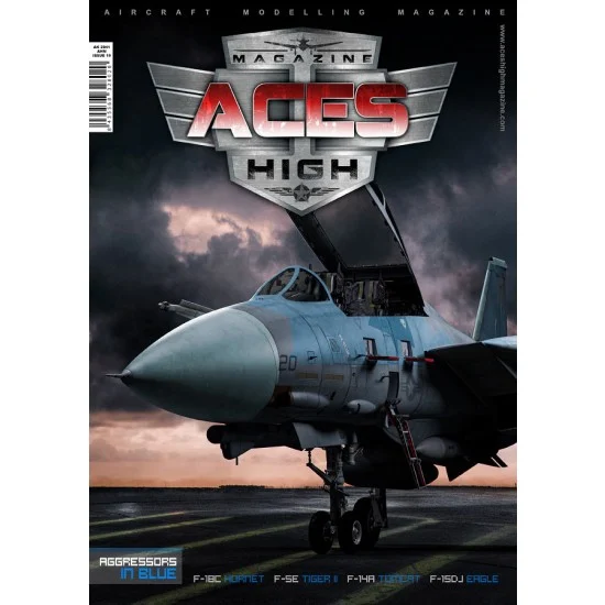 AK Interactive AK-2941 Aces High Magazine Issue Vol.19 Aggressors In Blue (English, 72 pages)