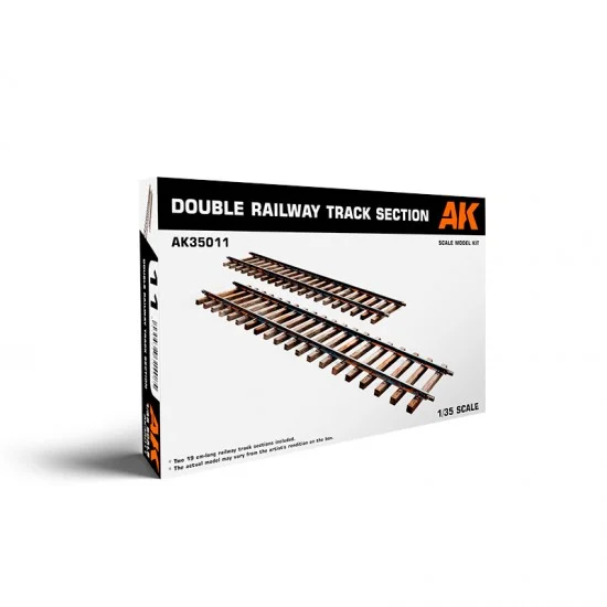 AK Interactive AK-35011 1/35 Double Railway Track Section