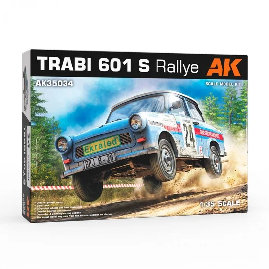 AK Interactive AK-35034 1/35 Trabant 601 S Rallye