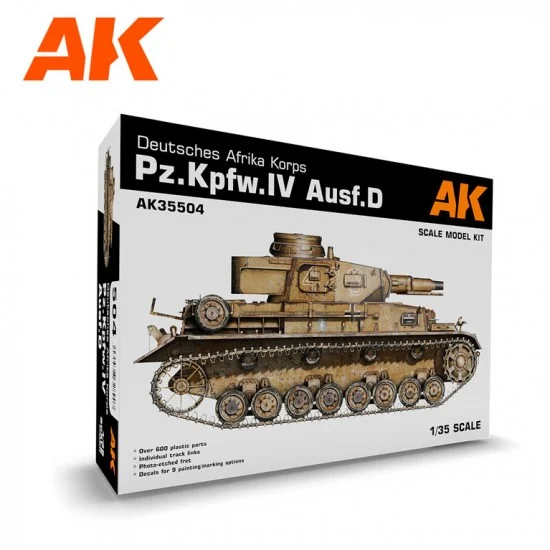 AK Interactive AK-35504 1/35 PzKpfw.IV Ausf.D Deutsche Afrika Korps