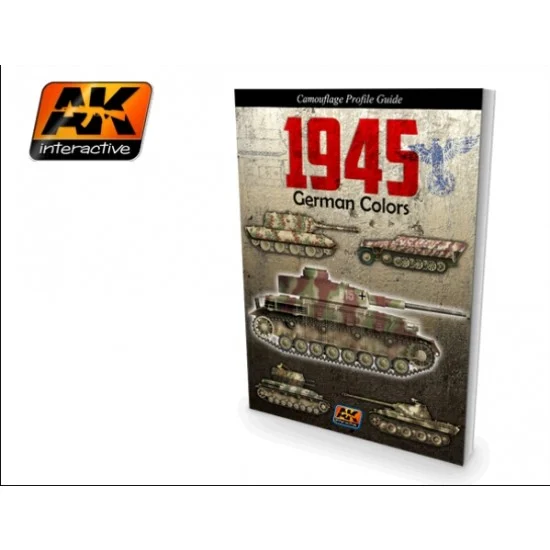 AK Interactive AK-403 Book - 1945 German Colours, Camouflage Profile Guide