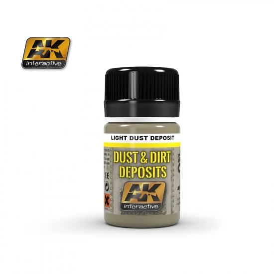 AK Interactive AK-4062 Enamel Paint - Light Dust Deposit (35ml)