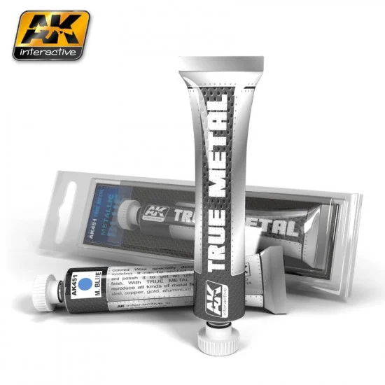 AK Interactive AK-451 True Metal - Blue (Metallic Paint, 20ml)
