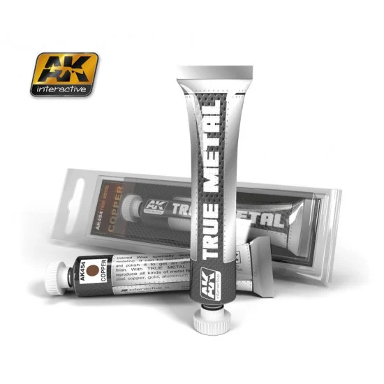 AK Interactive AK-454 True Metal - Copper (Metallic Paint, 20ml)