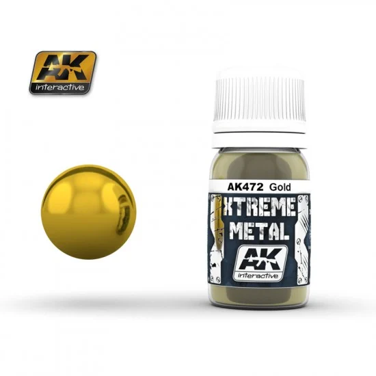 AK Interactive AK-472 Xtreme Metal - Gold (30ml)