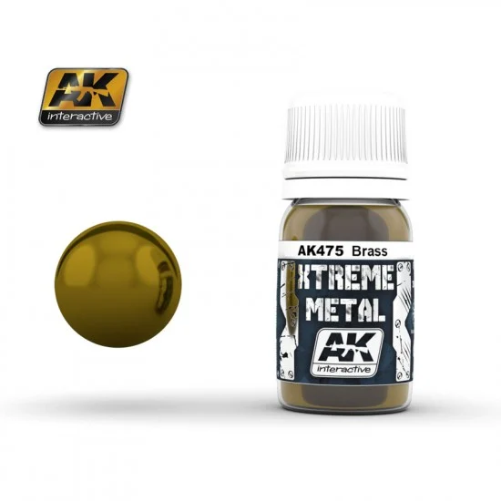 AK Interactive AK-475 Xtreme Metal - Brass (30ml)