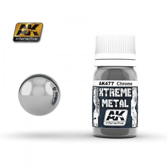 AK Interactive AK-477 Xtreme Metal - Chrome (30ml)