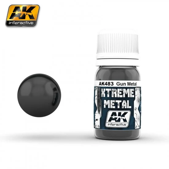 AK Interactive AK-483 Xtreme Metal - Gun Metal (30ml)