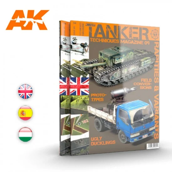 AK Interactive AK-4835 Tanker Techniques Magazine Issue No.9 - Rarities & Variants (English)