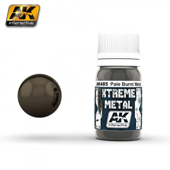 AK Interactive AK-485 Xtreme Metal - Pale Burnt Metal (30ml)