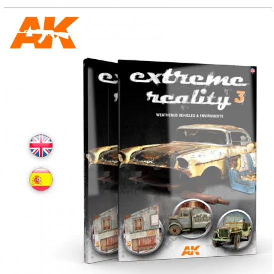 AK Interactive AK-510 Extreme Reality No.3 - Weathered Vehicles & Environments (English)