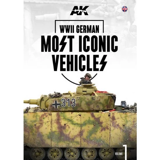 AK Interactive AK-514 WWII German Most Iconic SS Vehicles Vol 1 (English, 160 pages)