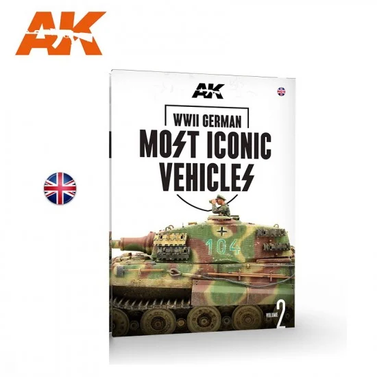 AK Interactive AK-516 WWII German Most Iconic SS Vehicles Vol.2 (English, 172 pages)
