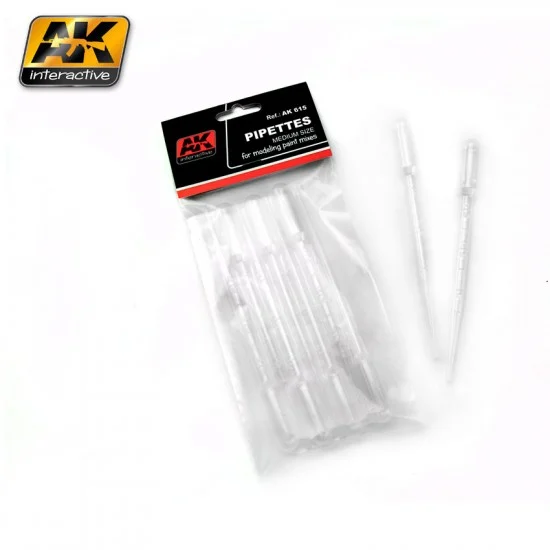 AK Interactive AK-615 Pipettes - Medium Size (7 units)
