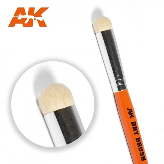 AK Interactive AK-621 Dry Brush (special Brush for dry brush effects)