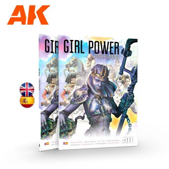 AK Interactive AK-647 Girl Power/Poder Femenino (Bilingual: English & Spanish, 92 pages)