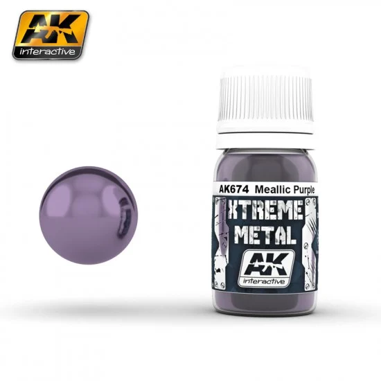 AK Interactive AK-674 Xtreme Metal - Metallic Purple (30ml)
