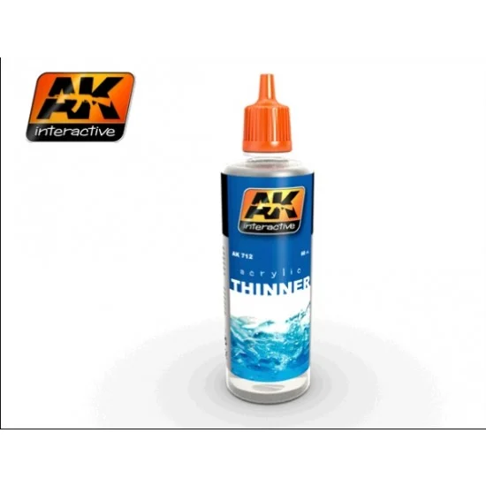 AK Interactive AK-712 Acrylic Paint Thinner (60ml)