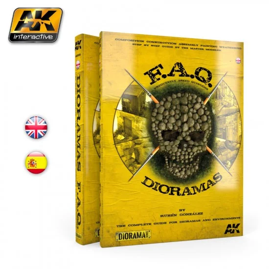 AK Interactive AK-8000 Colour Book - Dioramas F.A.Q. (English, 560 pages)