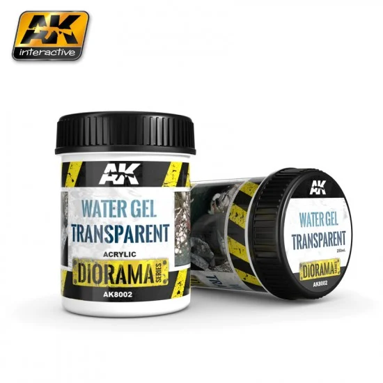 AK Interactive AK-8002 Diorama Series Acrylic Water Gel - Transparent (250ml)
