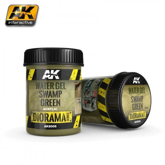 AK Interactive AK-8006 Diorama Series Acrylic Water Gel - Swamp Green (250ml)