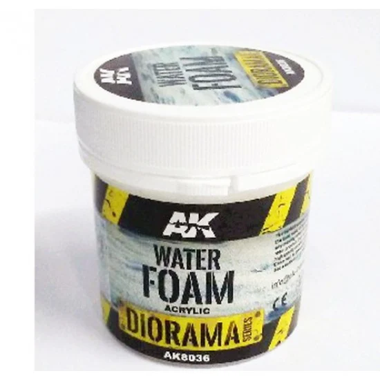 AK Interactive AK-8036 Diorama Series Acrylic Water Foam (100ml)