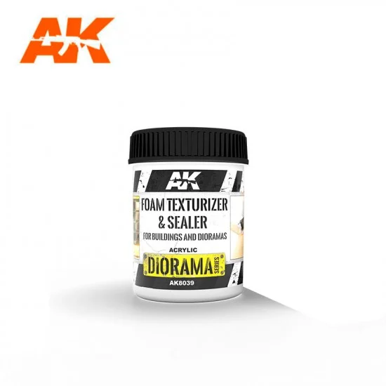 AK Interactive AK-8039 Foam Texturiser and Sealer for Buildings & Dioramas