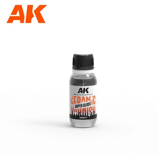 AK Interactive AK-8077 Multipurpose Ceramic Varnish (Super Gloss) 60ml