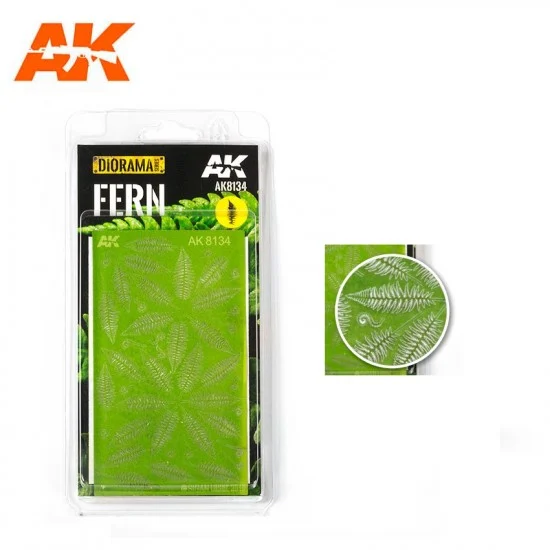 AK Interactive AK-8134 Realistic Leaves - Fern (laser-cut)