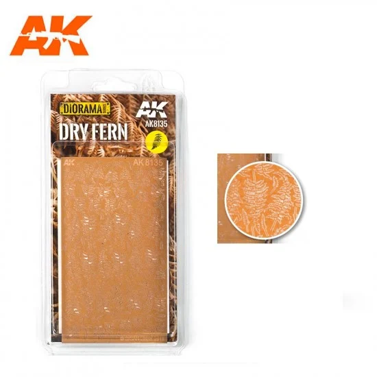 AK Interactive AK-8135 Realistic Leaves - Dry Fern (laser-cut)