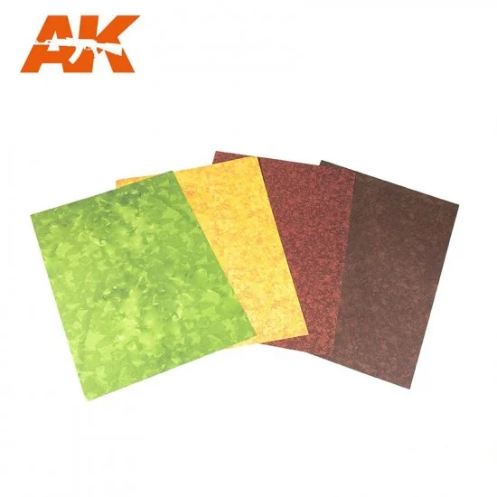 AK Interactive AK-8147 Punching Leaves Sheets Set (A4, 4pcs)
