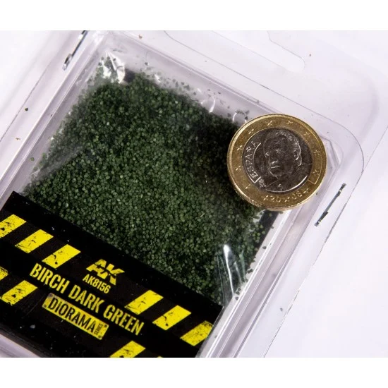AK Interactive AK-8156 1/72 28mm Scale Birch Dark Green Leaves (7gr)