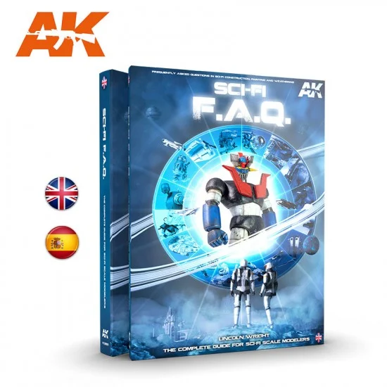 AK Interactive AK-8160 SCI-FI F.A.Q - A Complete Guide for Sci-fi Modelers (English, 428 pages)