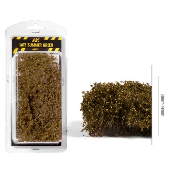 AK Interactive AK-8172 1/35 75mm 90mm Scale Late Summer Green Shrubberies (bush)