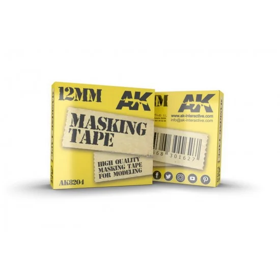 AK Interactive AK-8204 Masking Tape 12mm