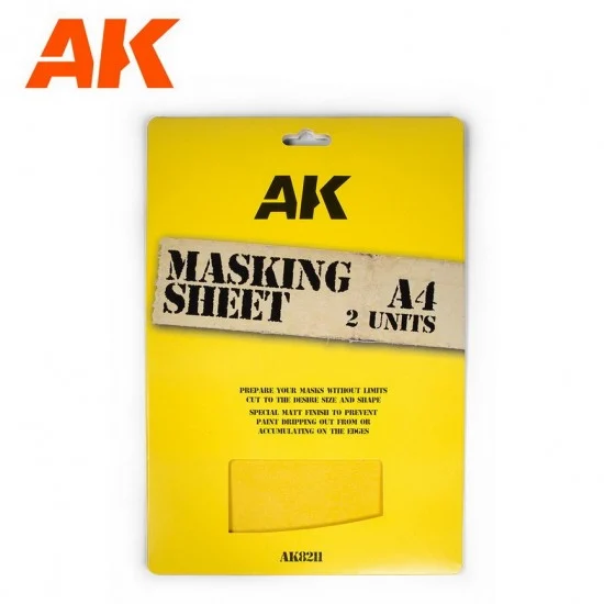 AK Interactive AK-8211 Masking Tape (A4, 2 sheets)