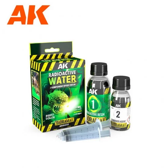 AK Interactive AK-8232 Resin Radioactive Water Components Epoxy Resin (180ml)