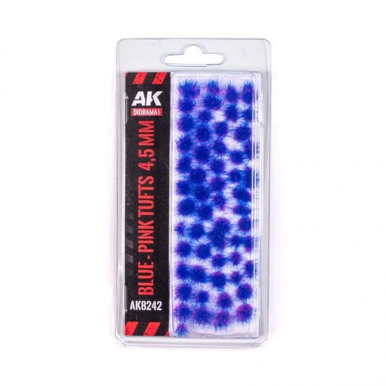 AK Interactive AK-8242 Pink Wargame Tufts (pink grass clumps for fantasy/Sci-Fi scenery)