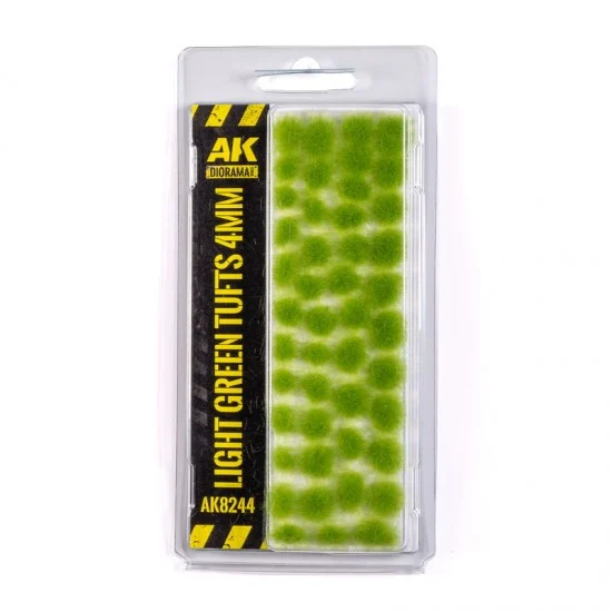 AK Interactive AK-8244 Light Green Tufts 4mm